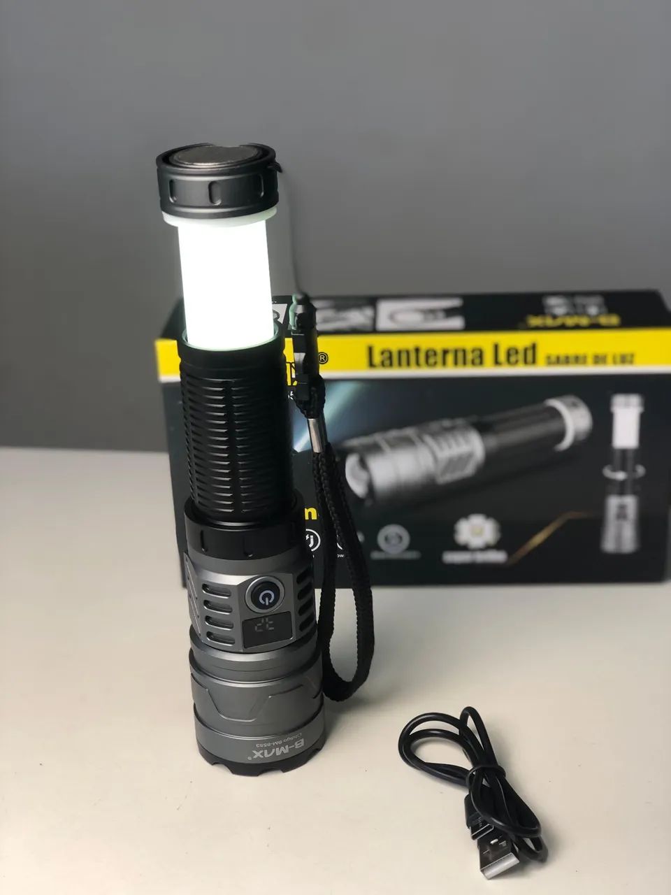 Lanterna LED sabre de luz 30w 