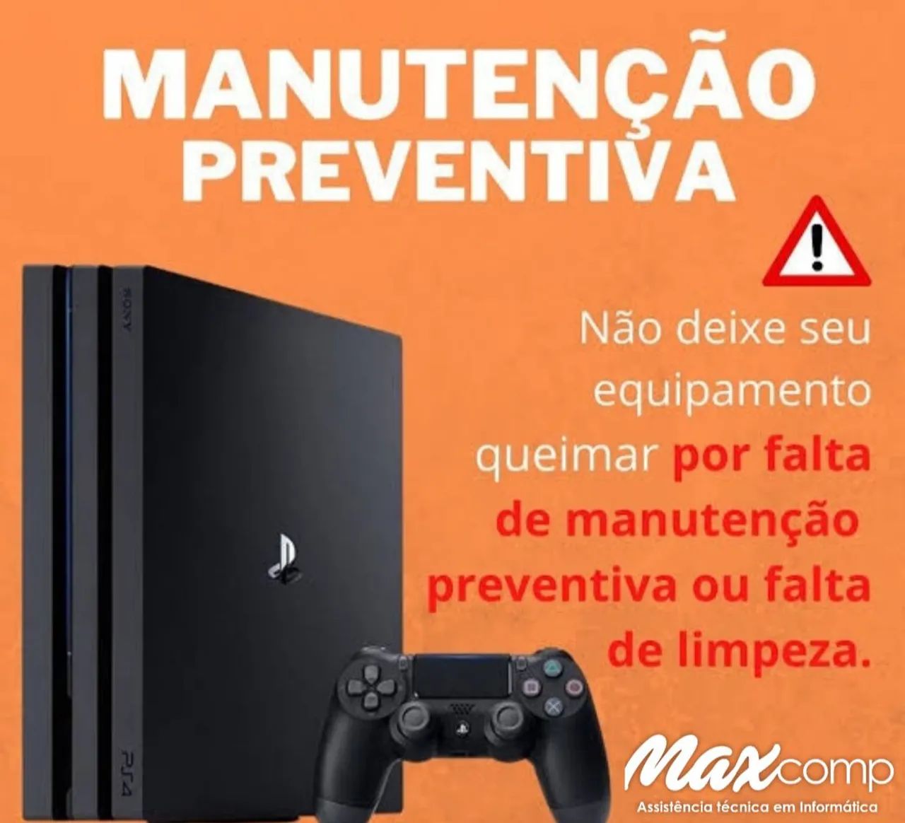 Limpeza Completa + Troca Pasta Térmica PS3 PS4 Xbox One PC!