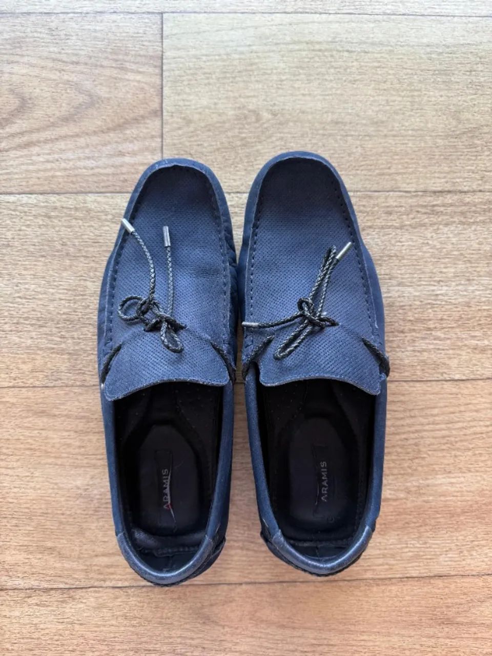 Sapato Drive Mocassim com Cadarso em Couro