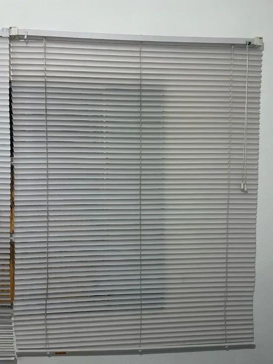 Persianas Branca 1,0m x 1,3m (Kit com 2 persianas) - Foto 2
