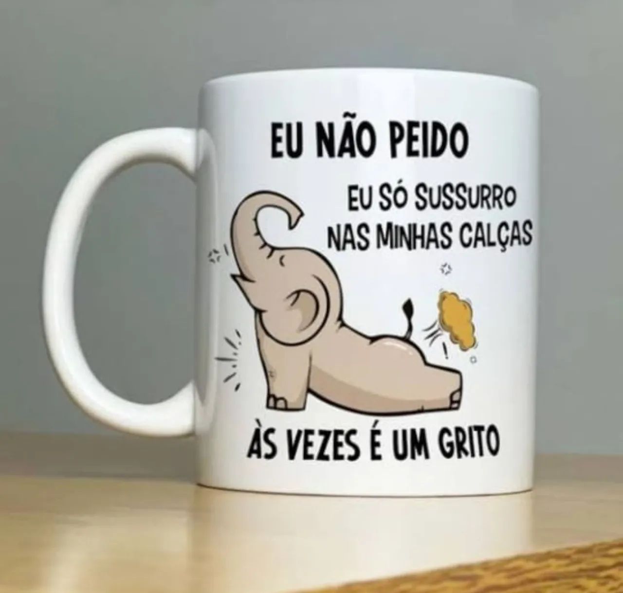 Caneca personalizada Eu Não Peido