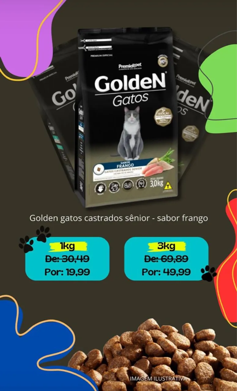 Golden Gatos 1,3,10 kg