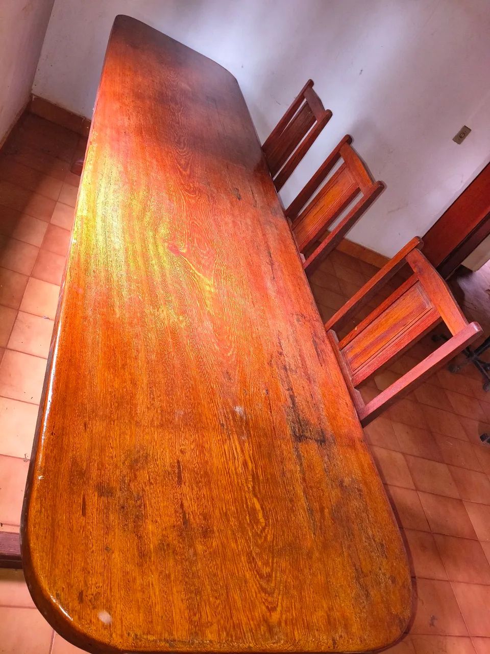 Mesa Madeira Maciça 3m