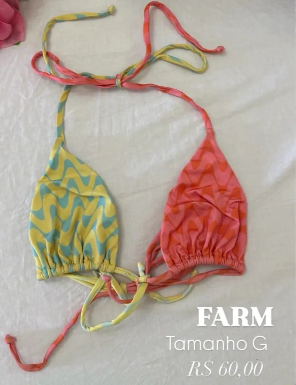 Combo farm (papete ,bolsa ,copo,chapéu e top de biquíni) - Foto 3