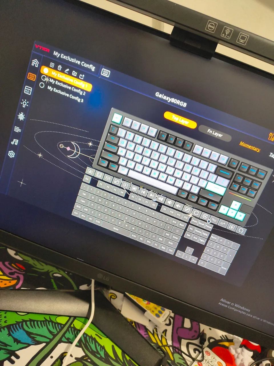 Conjunto, teclado e mouse Epomaker e Redragon  - Foto 2