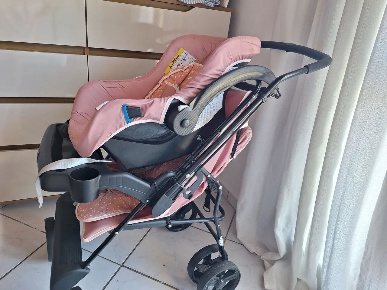 Carrinho de de Bebê e Bebê conforto Tutti Baby, - Foto 2