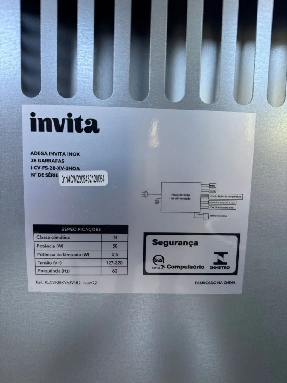 Adega Invicta Inox - Foto 4
