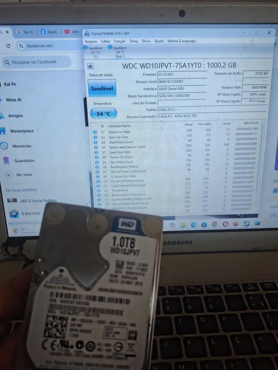 Hd 1 terá notebook funcionando perfeitamente  - Foto 3