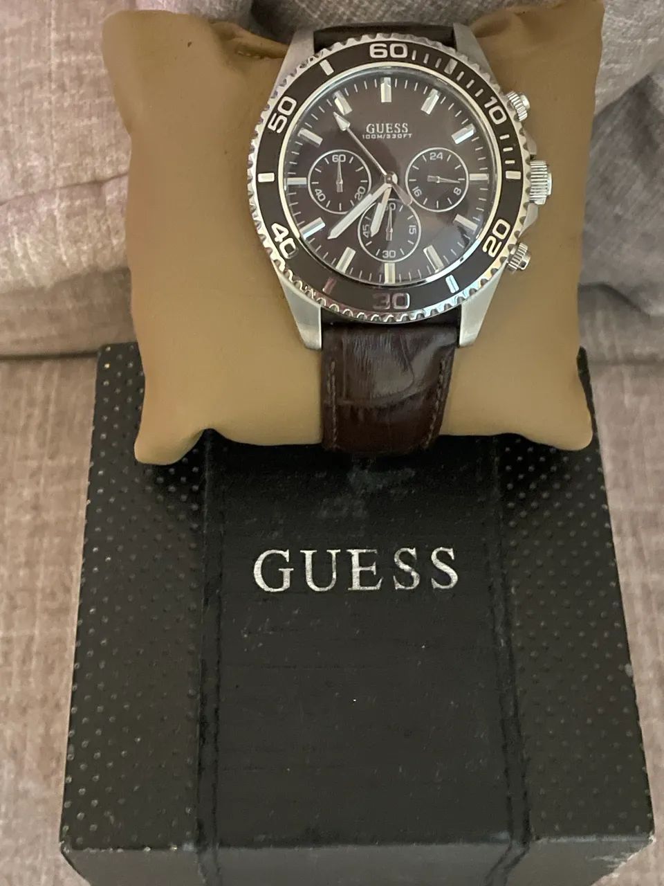 Relógio Guess original pulseira em couro  - Foto 2