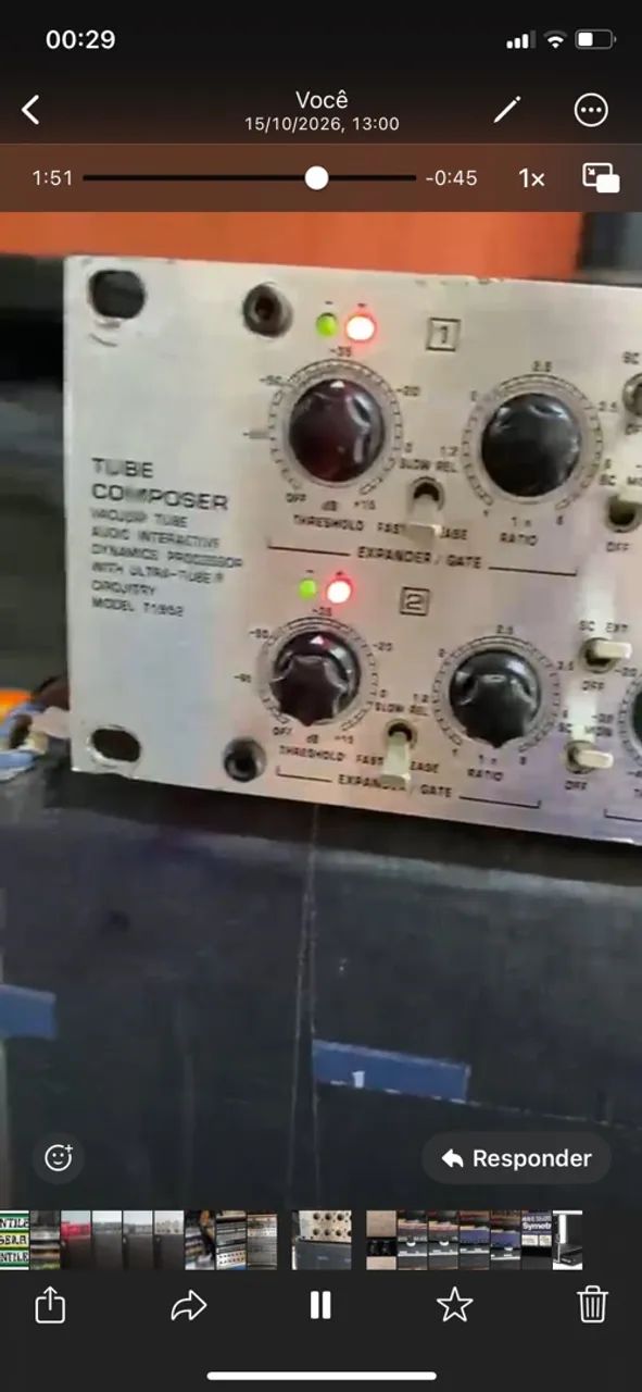 Compressor Behringer Valvulado - Composer Pro Vintage - Foto 3