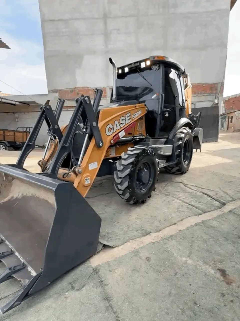 Retroescavadeira case 580n extra único dono !