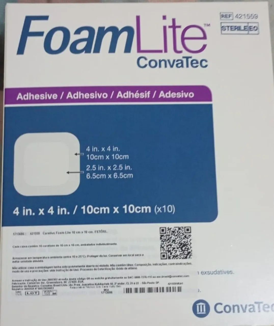 Foam lite 10x10 com 10 unidades 2029