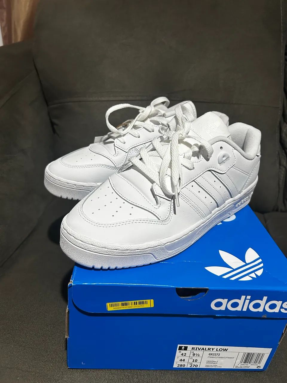 Tênis Adidas Rivalry Low White - Foto 2