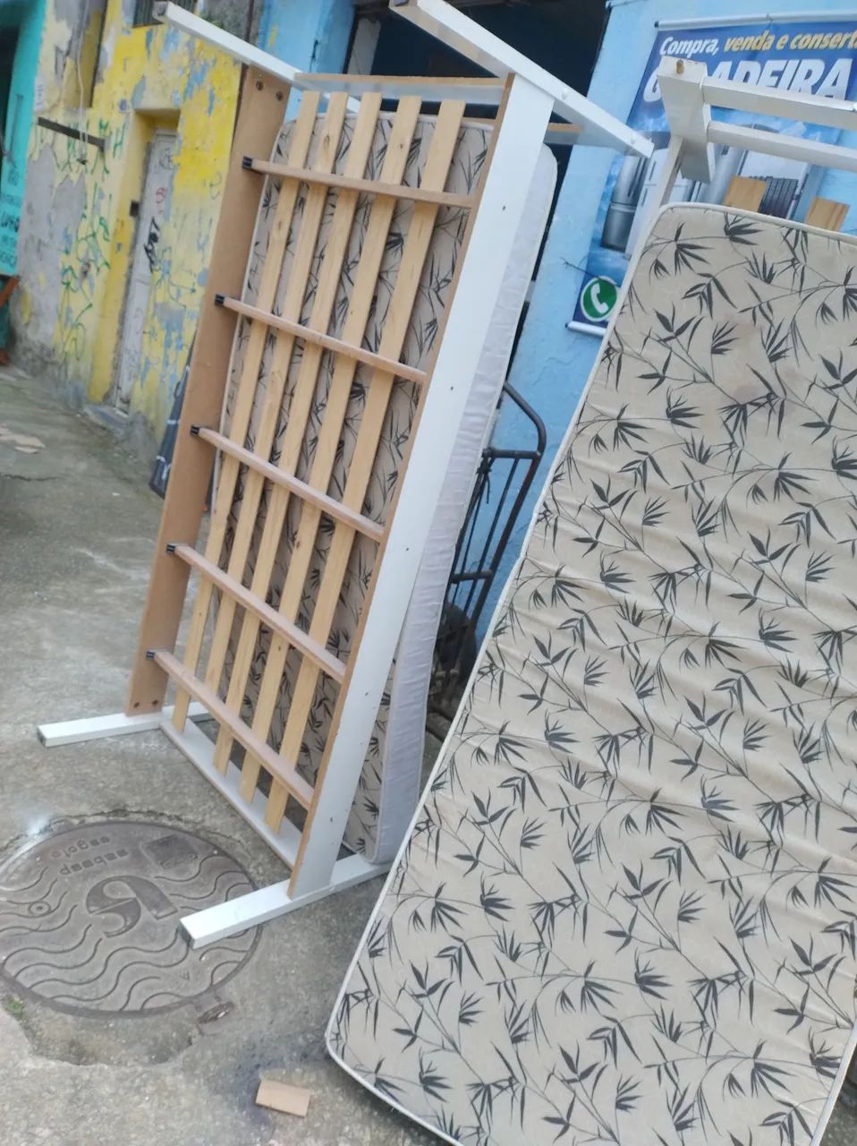 2 cama de solteiro com colchão  - Foto 4