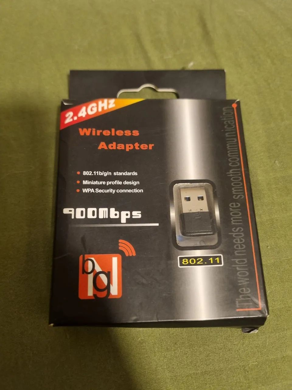 Mini Adaptador USB Wi-Fi 900Mbps