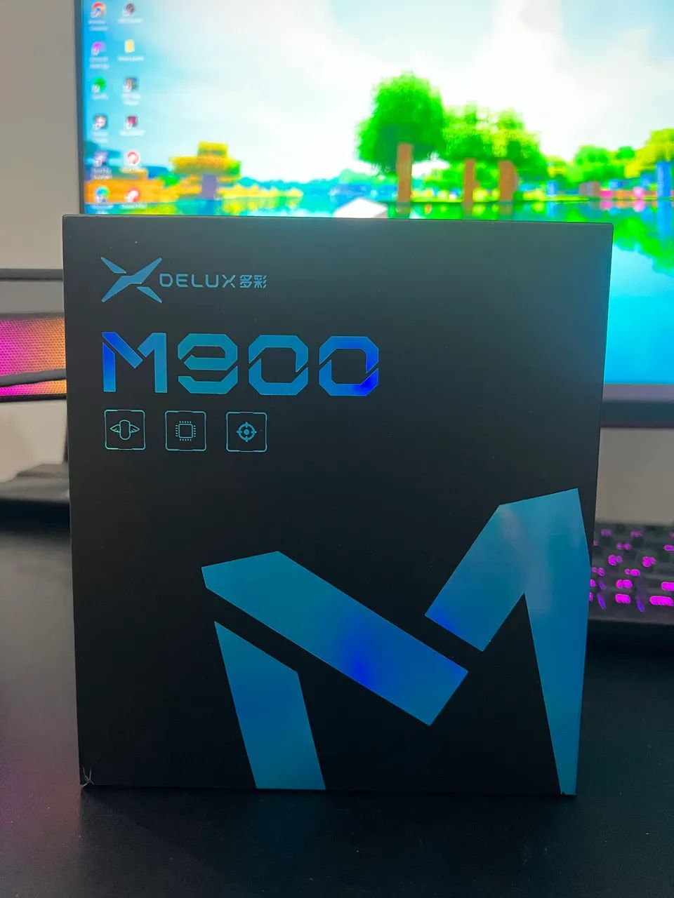 Mouse Delux m900 pro sensor PAW3395, 8K poling
