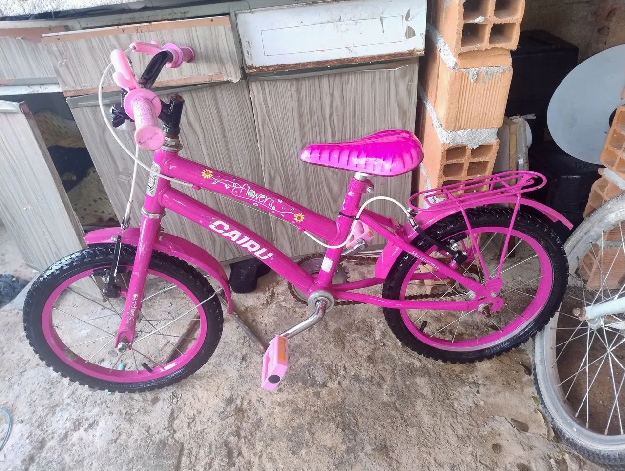 Bicicleta com garupa infantil  - Foto 4