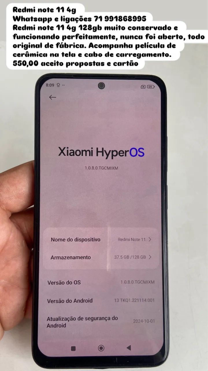 Redmi note 11 4g 128gb 