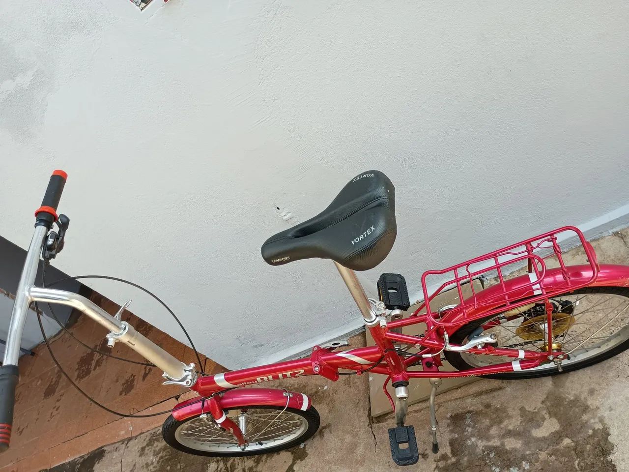 Bicicleta aro 20 dobrável em alumínio  - Foto 5