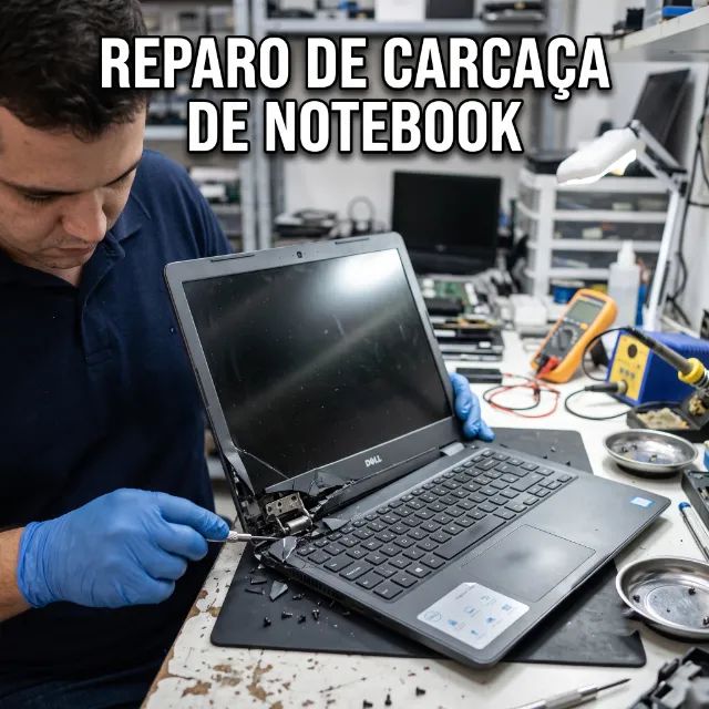 Reparo Dobradiça - Carcaça de Notebook