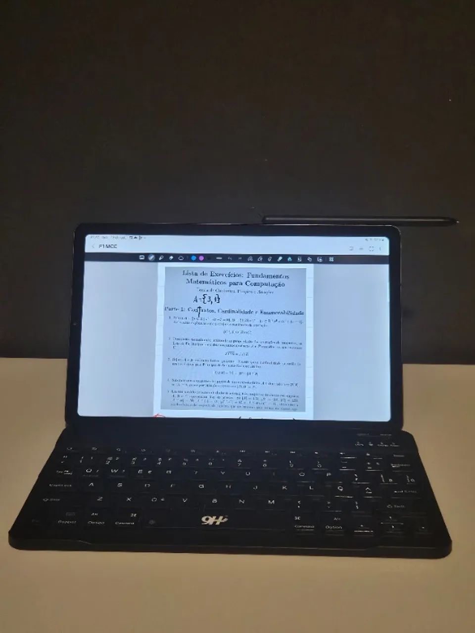 Tablet Samsung S6 Lite + S Pen + Capa + Teclado - Foto 4
