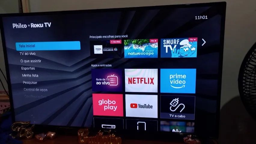 TV 40 polegadas roku 