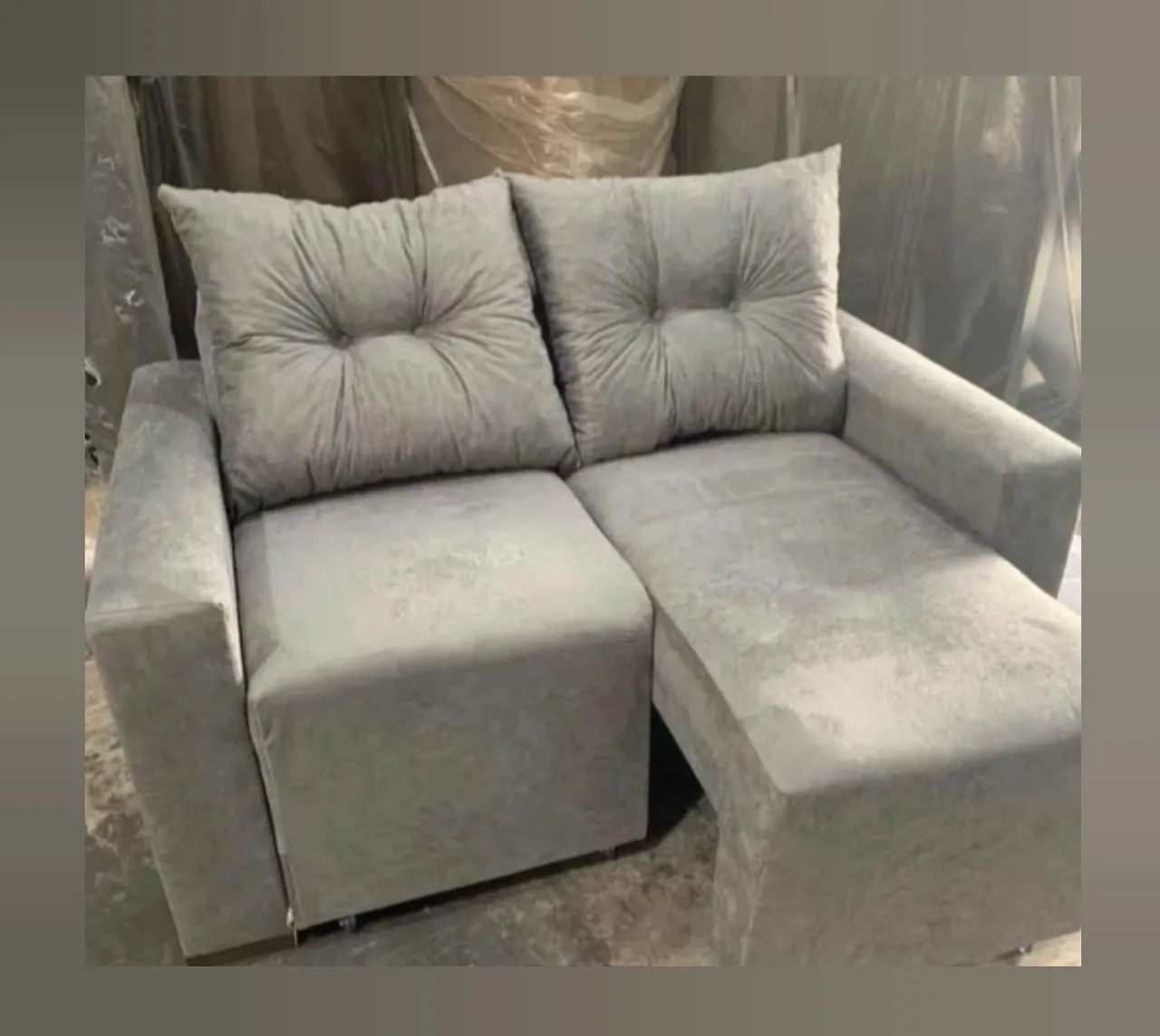 OFERTA DE FÁBRICA: Sofá retrátil 1.40m várias cores (PASSE O CEP) - Foto 2