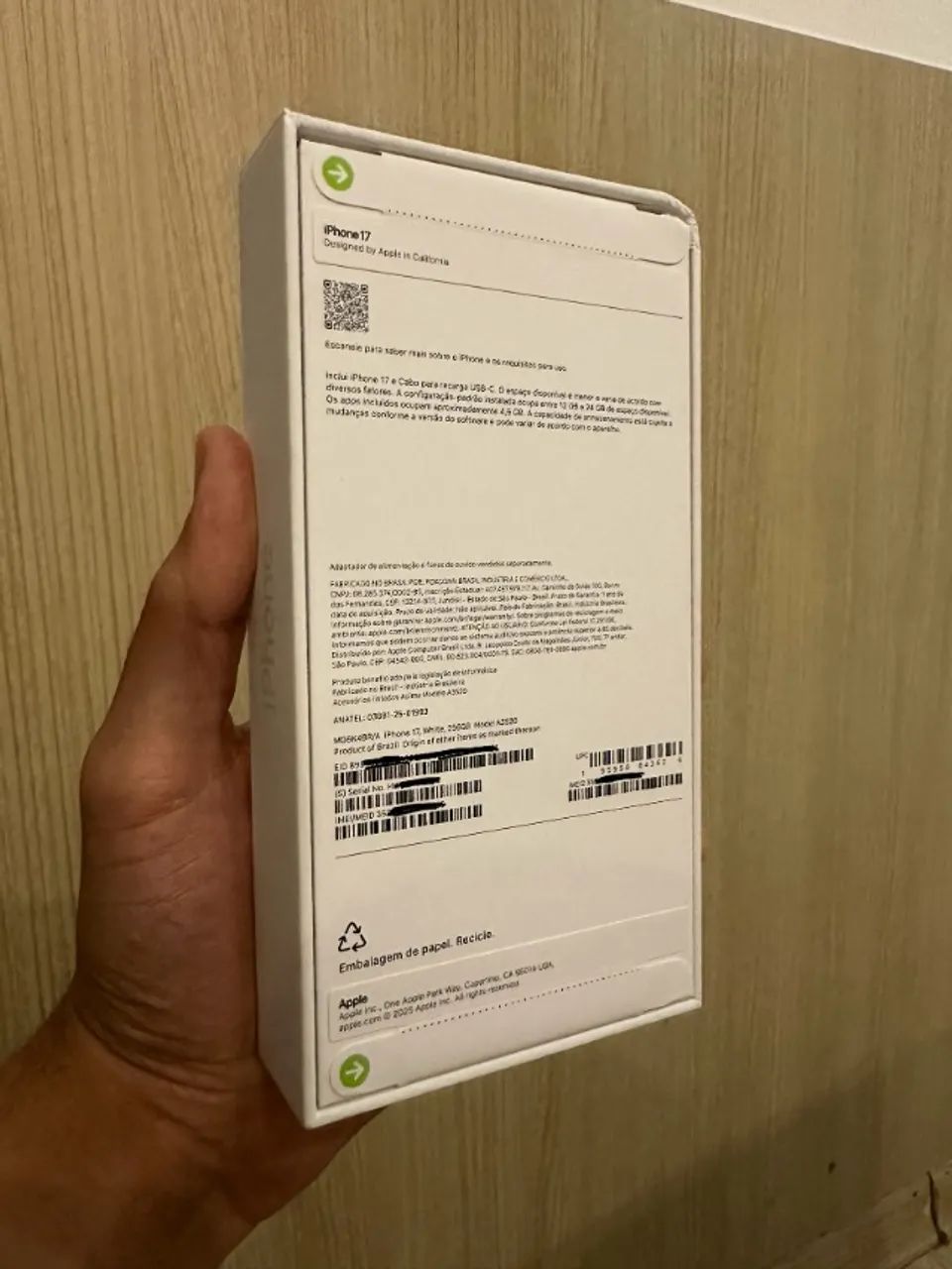 IPhone 17 256gb Branco - lacrado - com NF - Garantia 1 ano - Foto 3