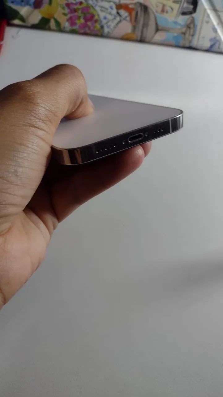 iPhone 13 Pro Silver 128GB COM CAIXA E NOTA FISCAL - Foto 2