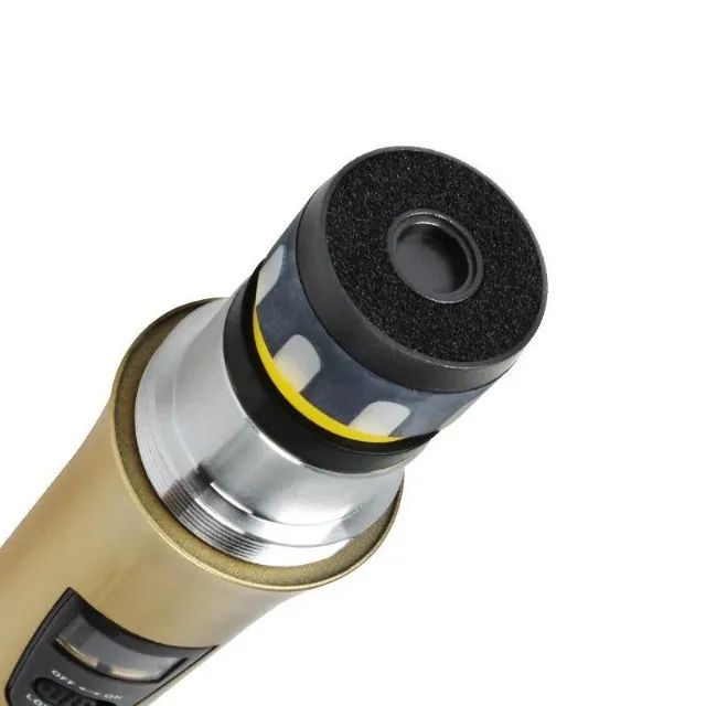 Microfone Duplo sem fio Tomate dourado MT-2306B - Foto 2