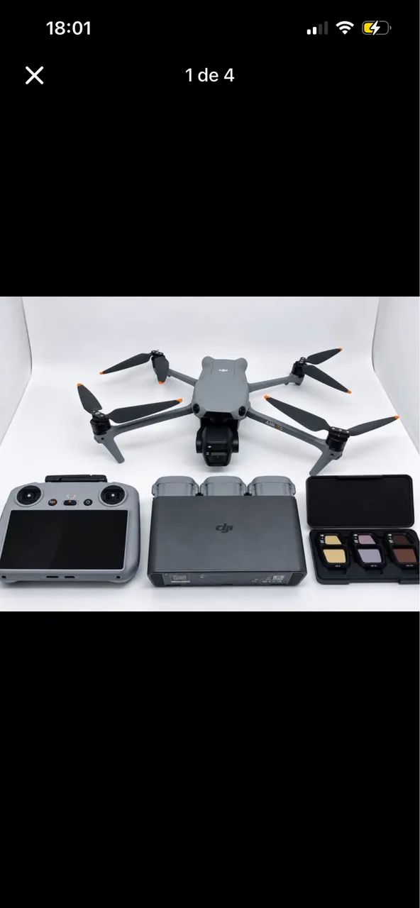 Drone DJI Air 3S Fly More Combo + RC 2 (com tela) - Foto 3