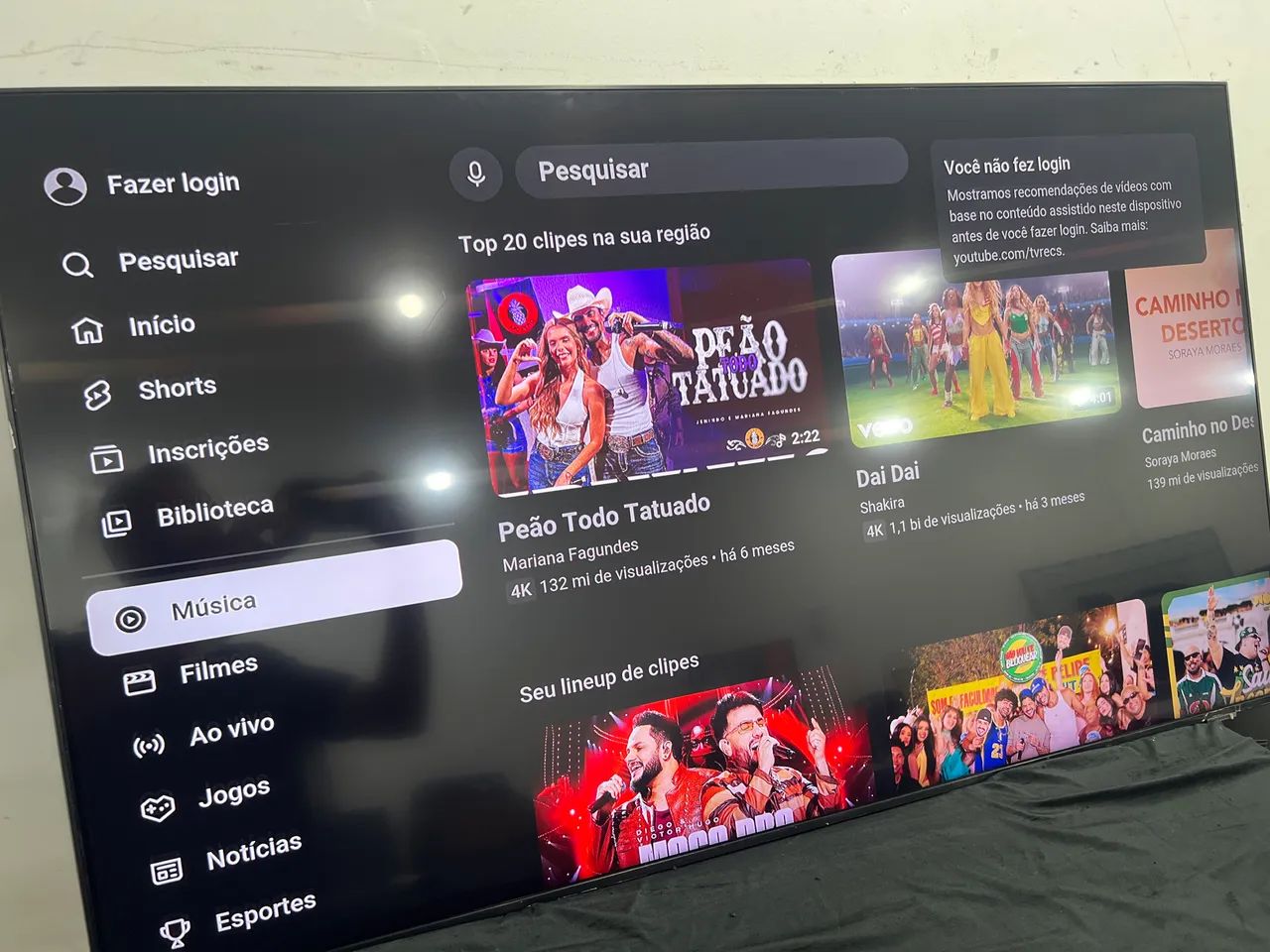 Tv smart 4k Samsung 55 polegadas  - Foto 3