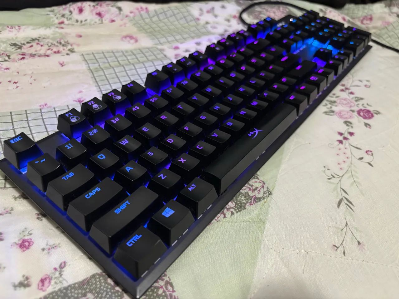 Teclado Gamer Mecânico HyperX Alloy FPS Switch Silver - Foto 2