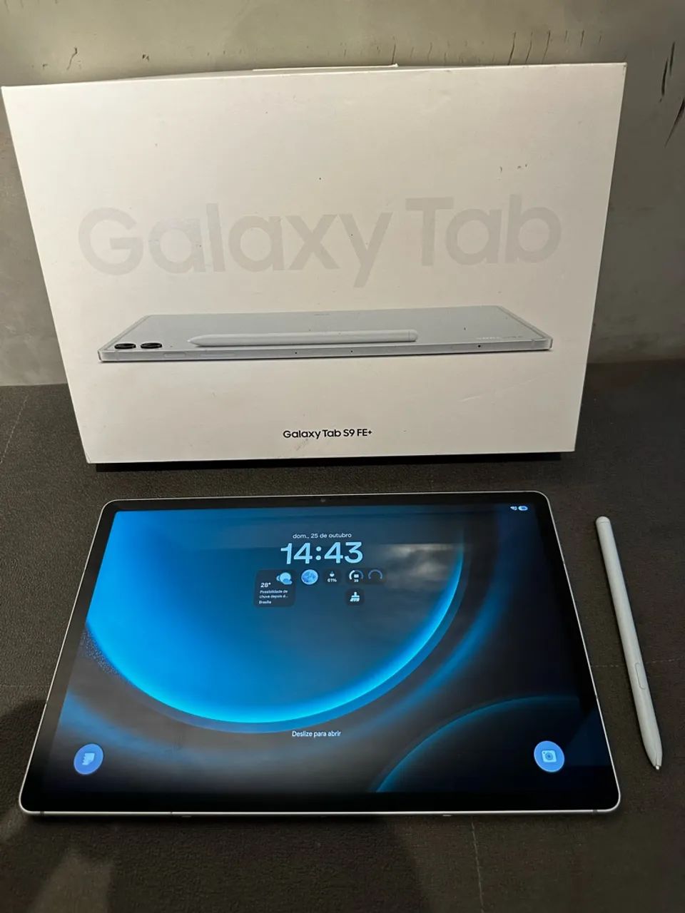 Samsung Tab s9 Fe Plus, Tela 12,4 polegadas  8gb ram, 128gb