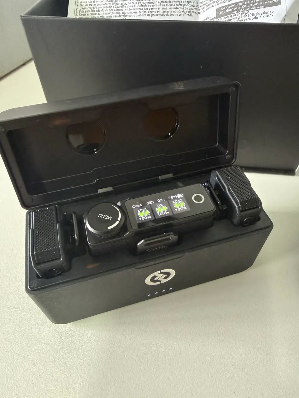 Microfone de Lapela Hollyland Lark Max Duo