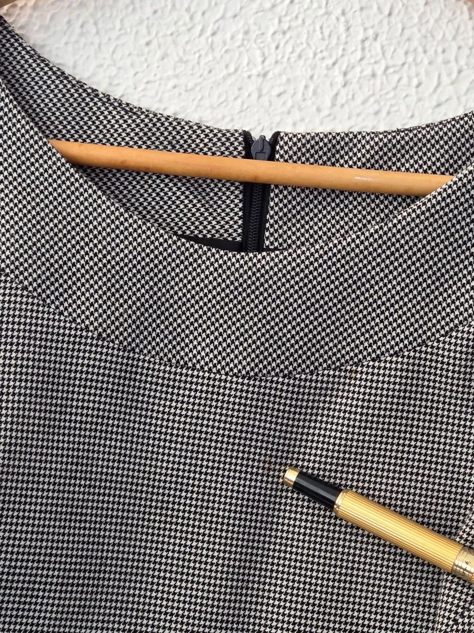 Conjunto Alfaiataria blazer e vestido pied poule Gregory 42 - Foto 3