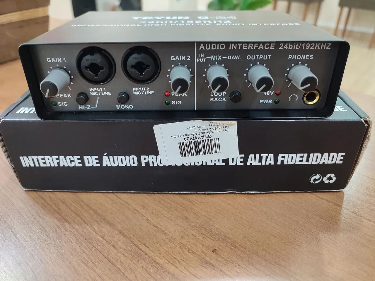 Interface de Áudio Teyun Q 24