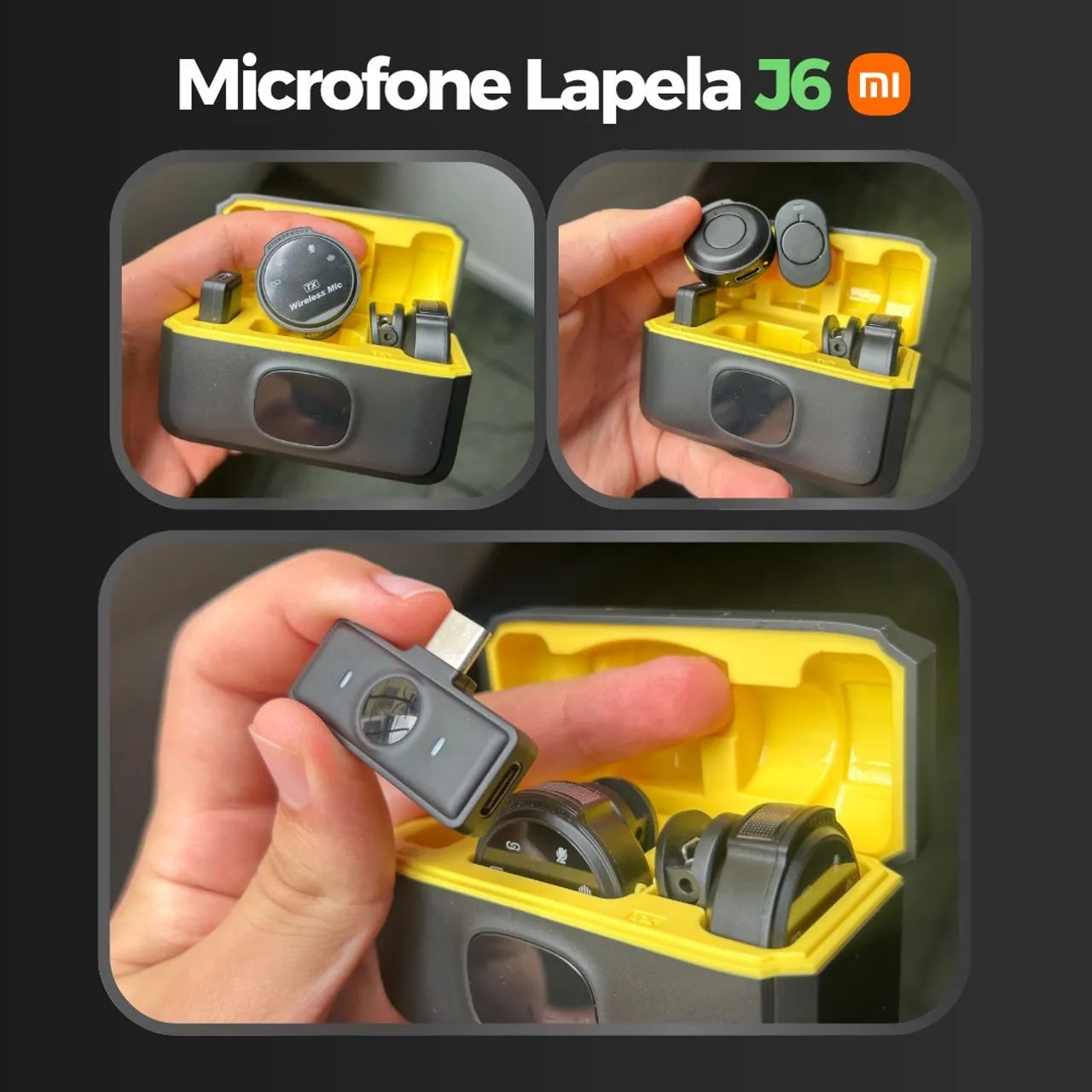Microfone Xiomi J6 Lapela - Foto 2