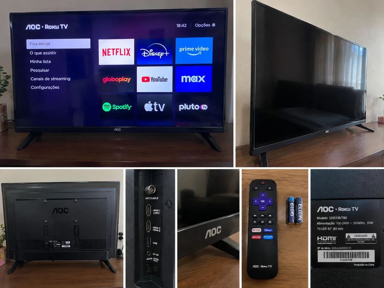 TV 32 POLEGADAS AOC ROKKU