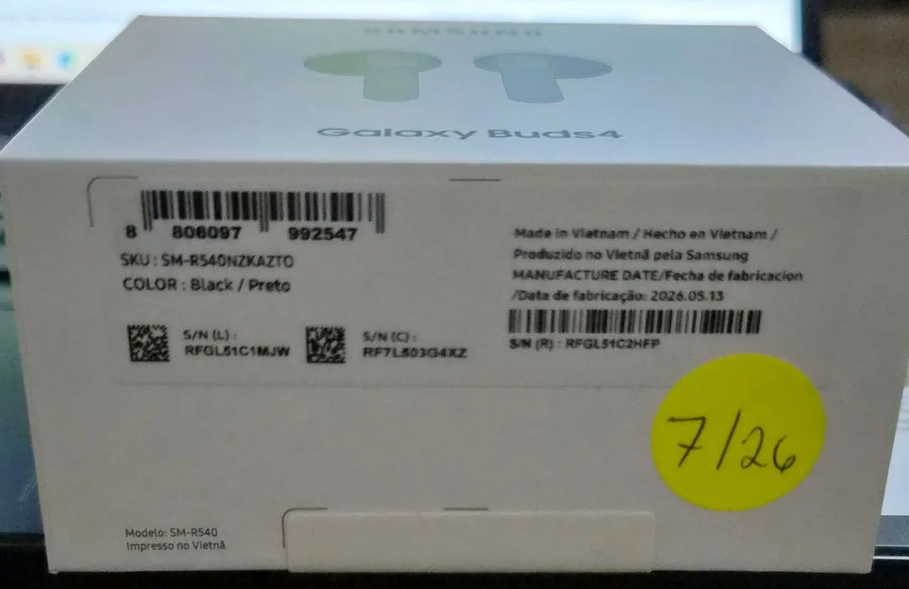 Galaxy Buds4 - Preto - Foto 2