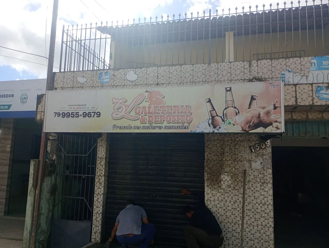 TOLDO COM PLACA PRA BANNER 1,55X3,20X0,60 - Foto 2