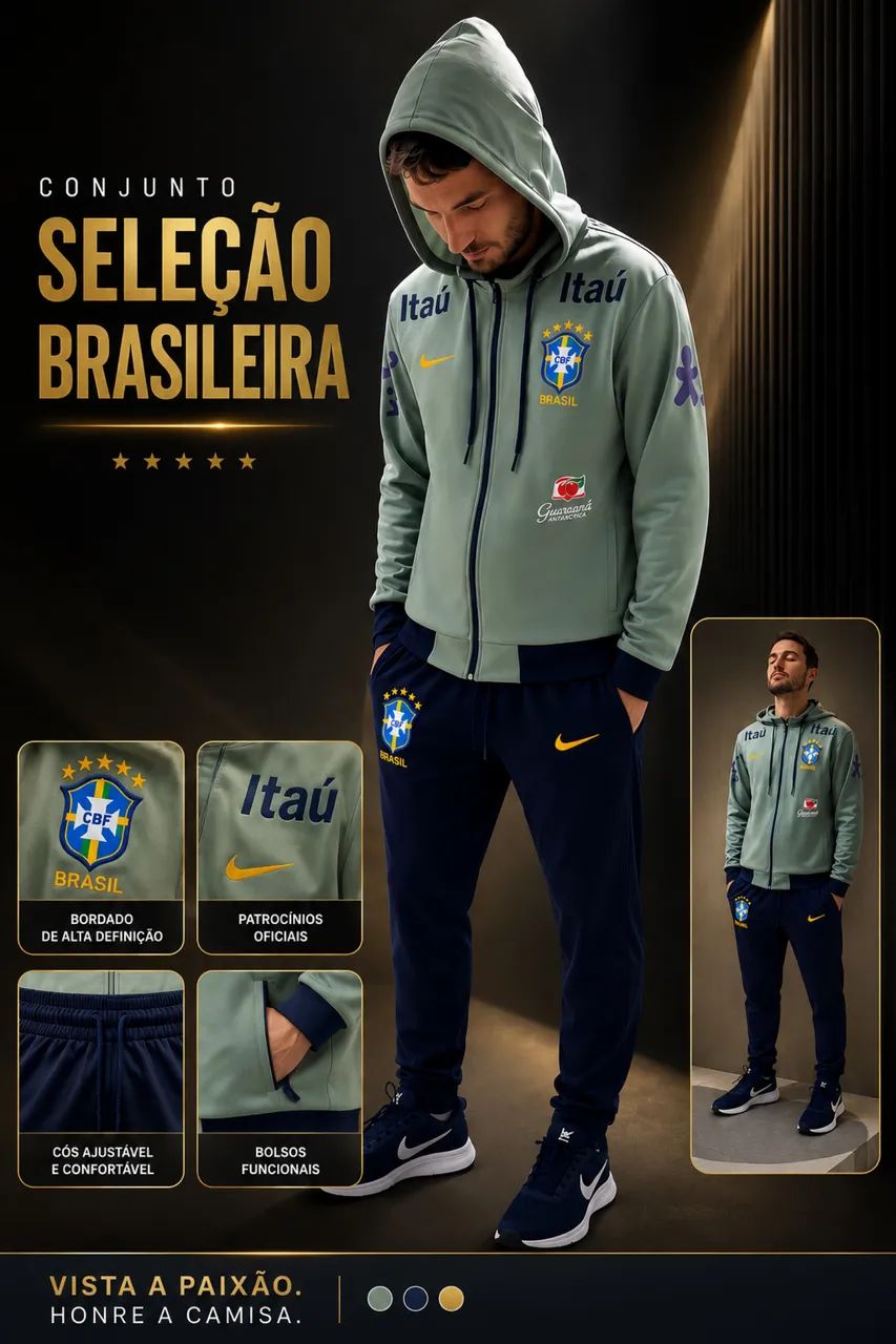 Conjunto da seleção (com touca)