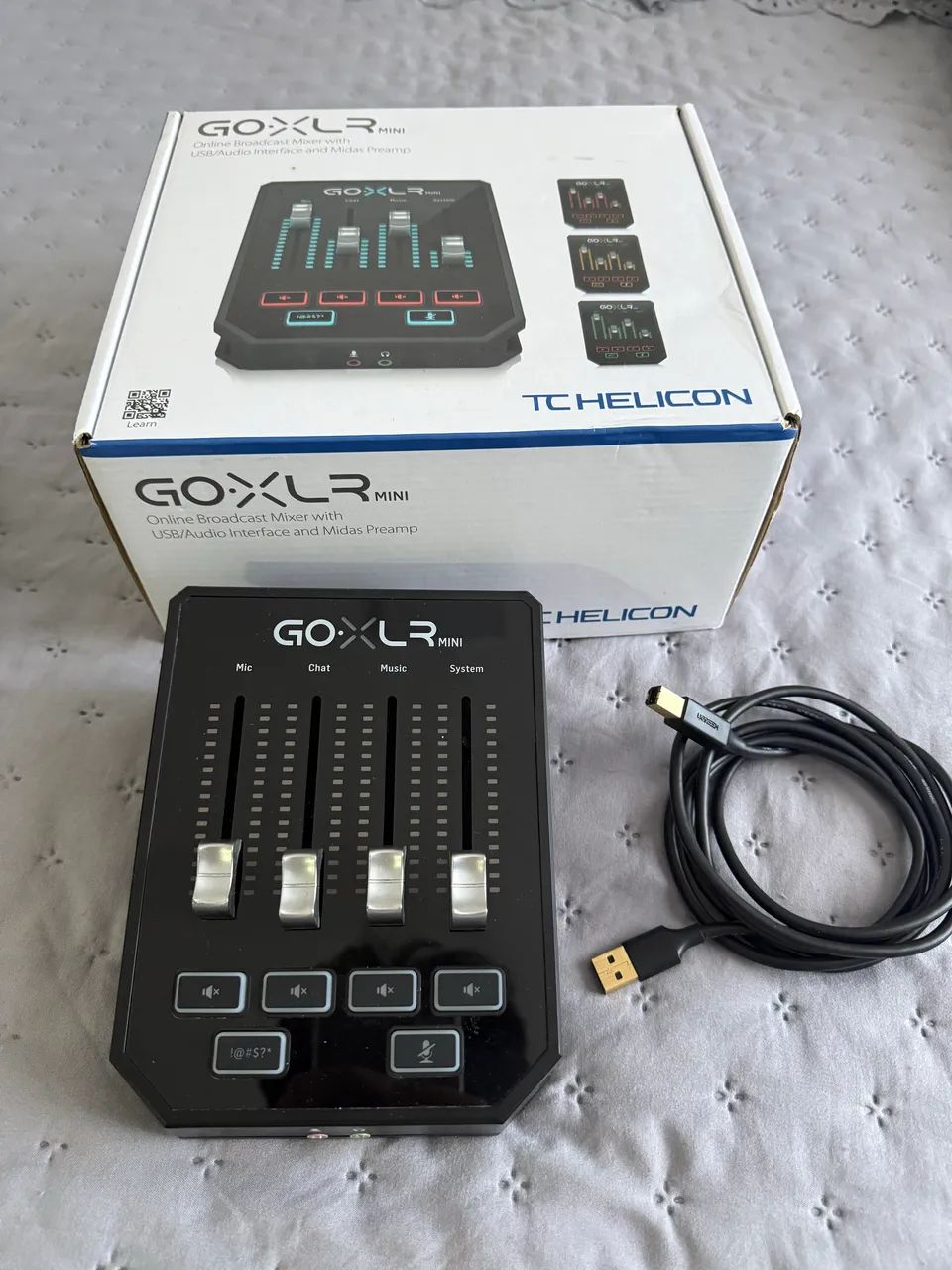 Mesa de Som GOXLR Mini + Microfone Fifine AM8 - Foto 5
