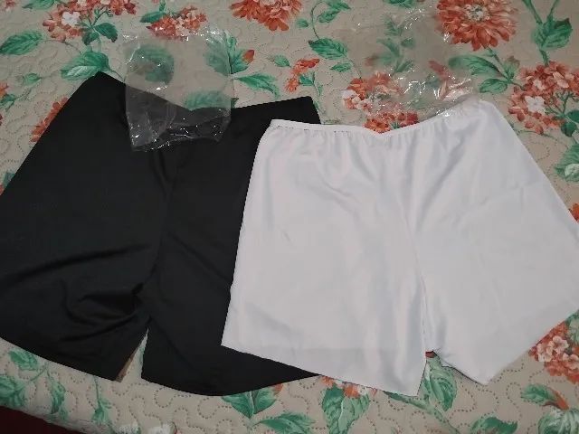 2 mine short segunda pele para roupas transparente 