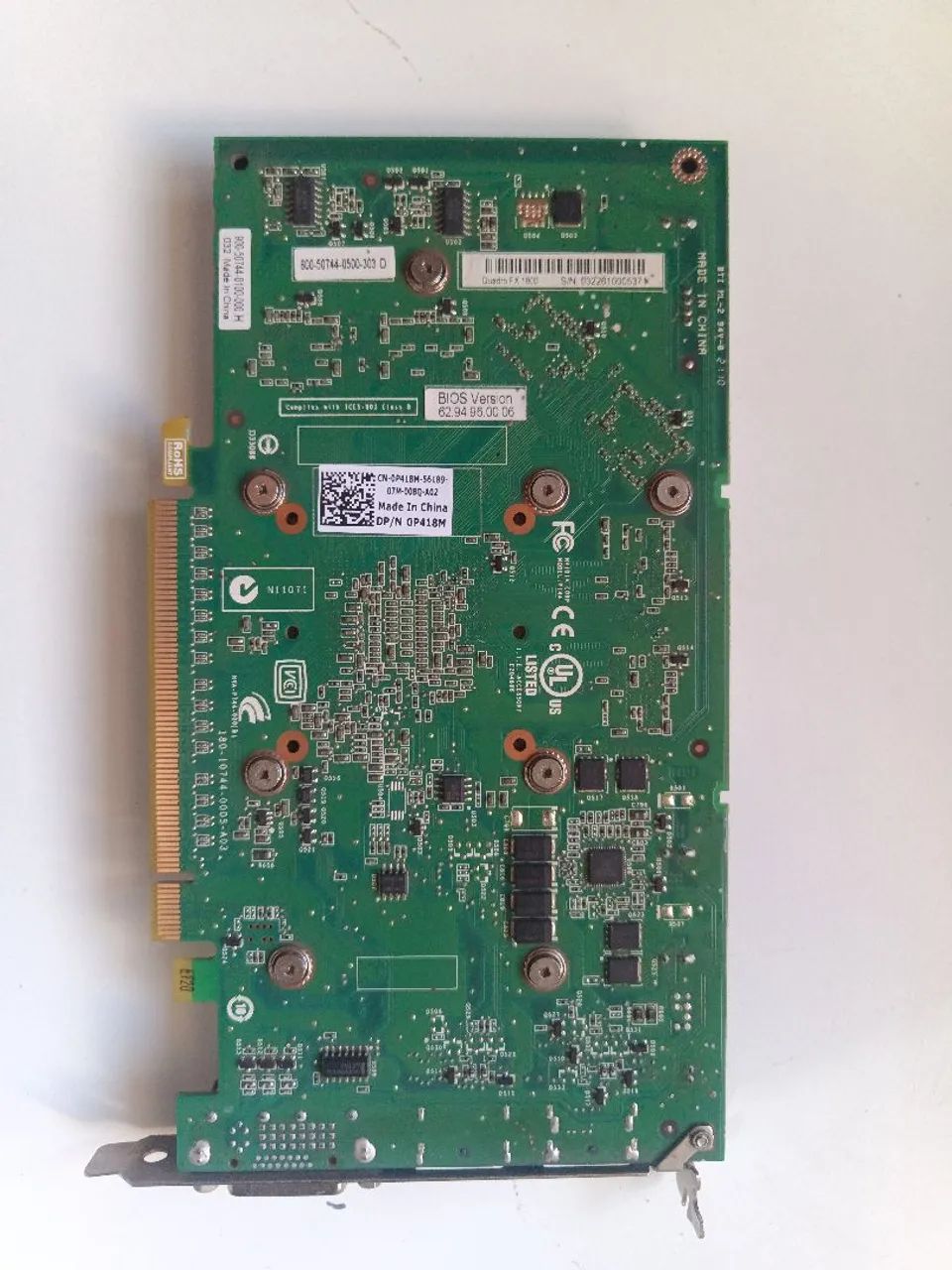 Placa de vídeo quadro fx1800 - Foto 2