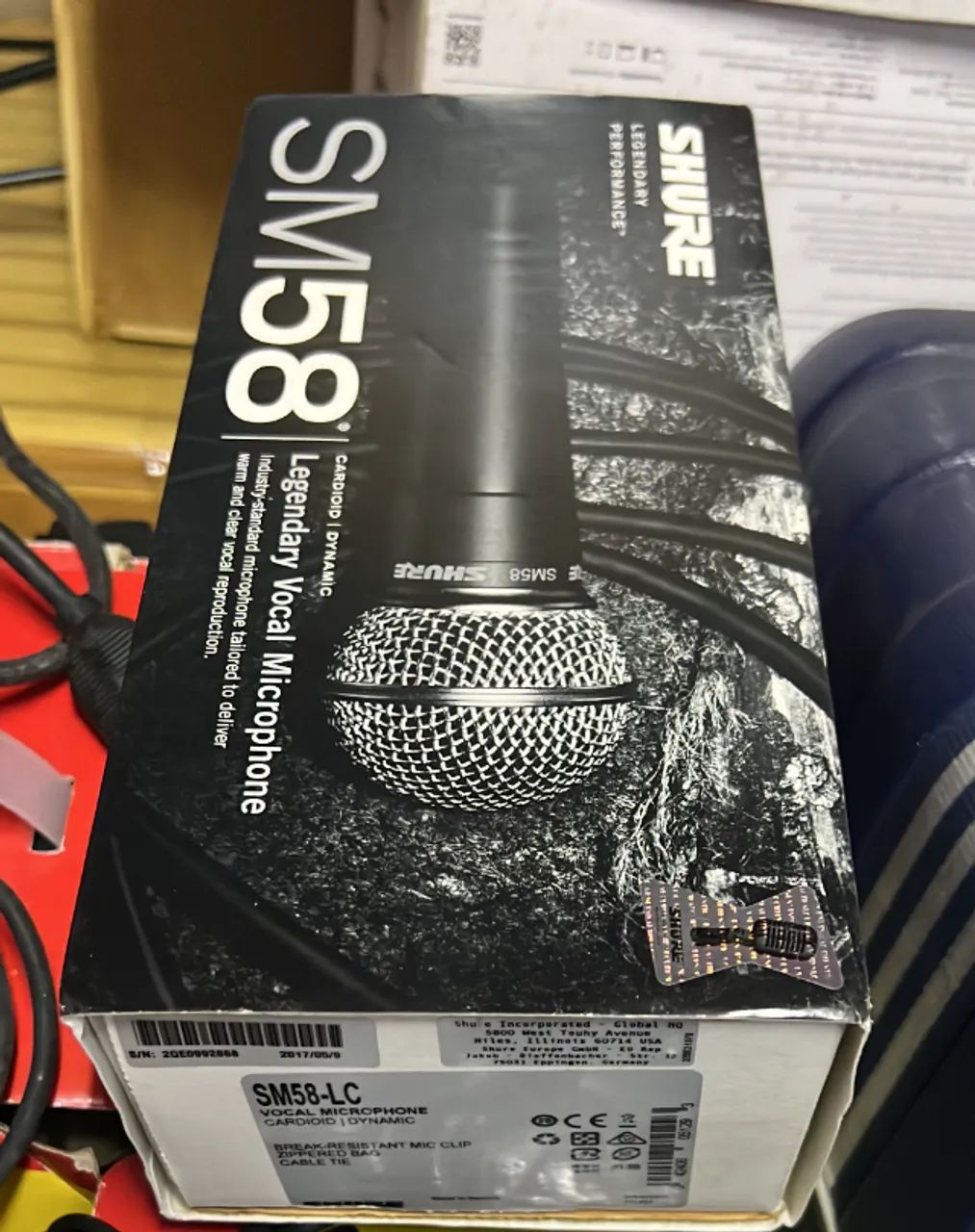 Microfone vocal cardióide dinâmico Shure Sm58 (NOVO) - Foto 3
