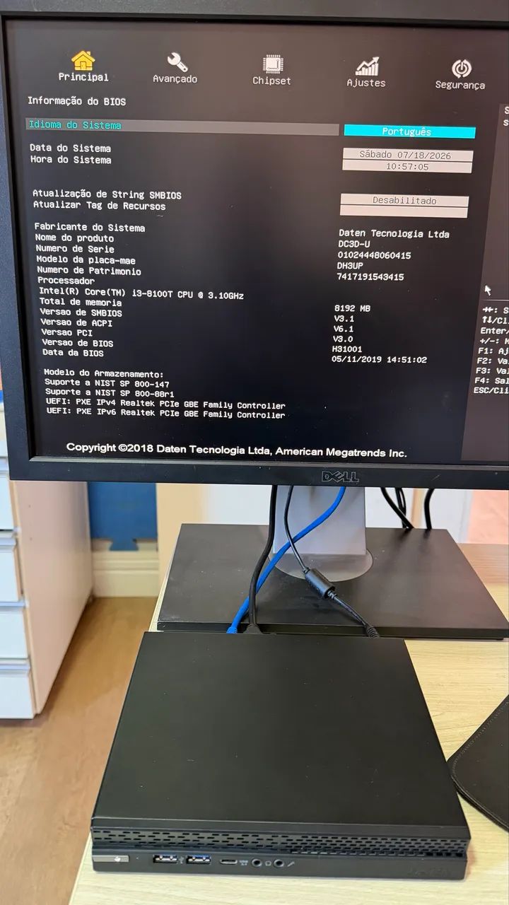 Mini PC Daten DC3D-U | Intel Core i3-8100T | 8GB RAM | SSD 256GB - Foto 3
