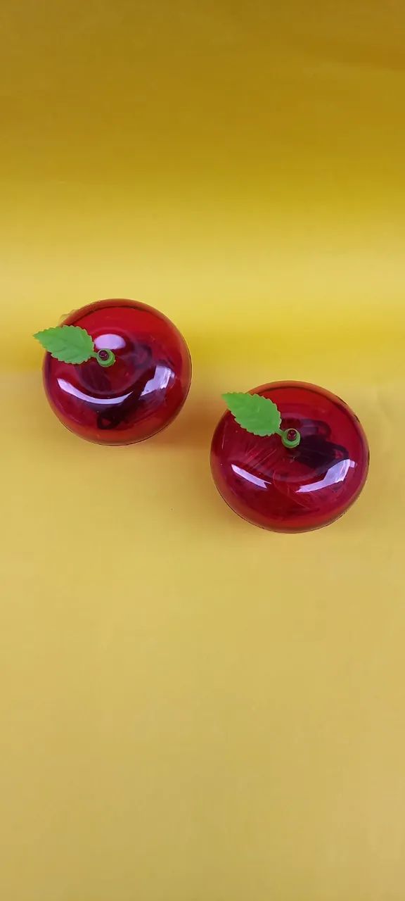 Mini maçãs com clips - anos 80, anos 90