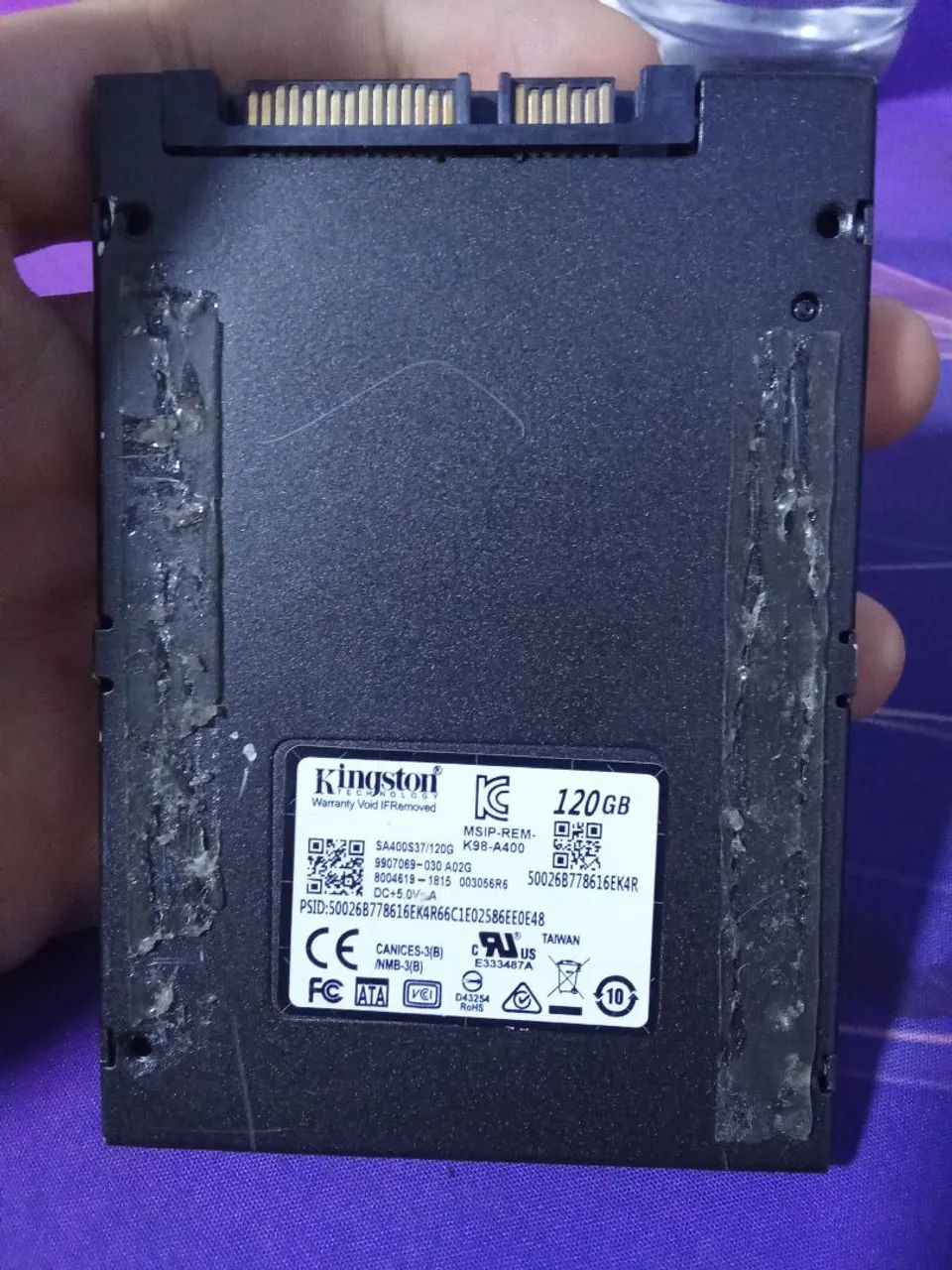 SSD Kingston 120 GB formatado a 0 fio - Foto 2