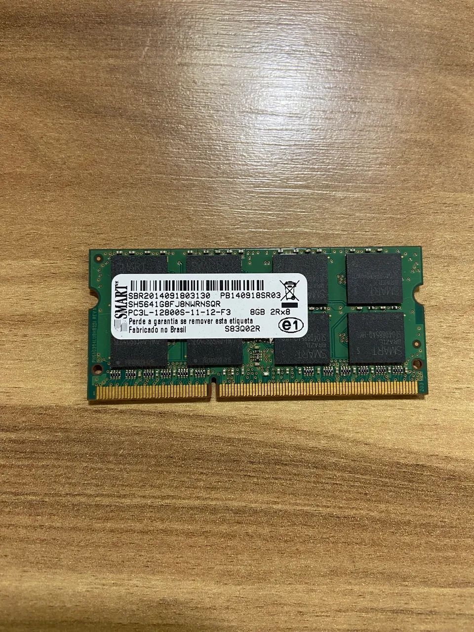 Memória Ram 8gb ddr3l